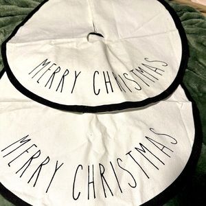 Set of (2) Xmas Small tree skirts
